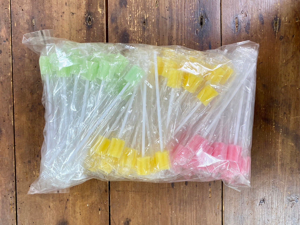 口内ケアスポンジ バリューパック・100本入り/-DISPOSABLE TOOTHBRUSH ORAL CARE FOR PETS-